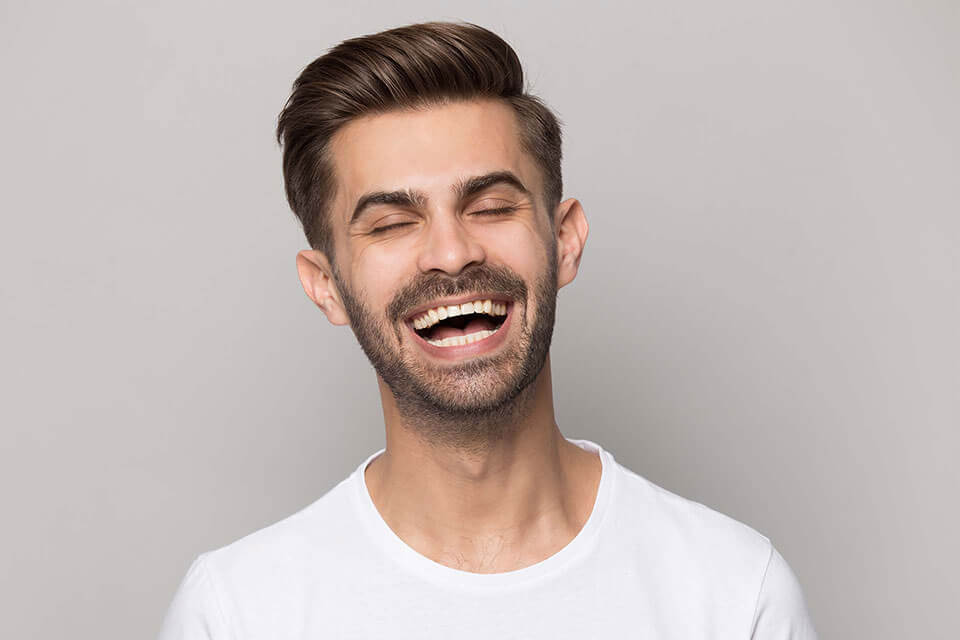 Smiling man